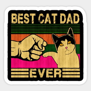 Best Cat Dad Sticker